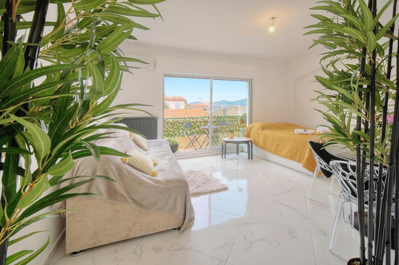 Studio Lumineux 200 M Des Plages A0B192 Cannes Esterno foto